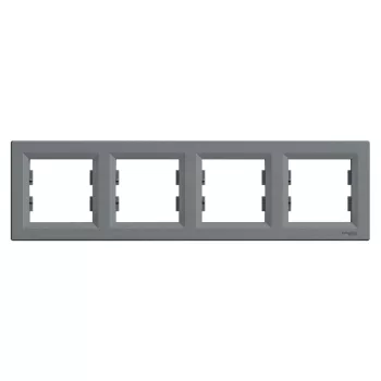   SCHNEIDER EPH5800462 - ASFORA Négyes keret, vízszintes, acél 
