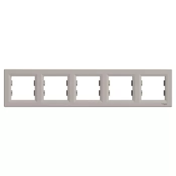   SCHNEIDER EPH5800569 - ASFORA Ötös keret, vízszintes, bronz 