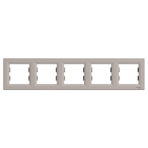 SCHNEIDER EPH5800569 - ASFORA Ötös keret, vízszintes, bronz 