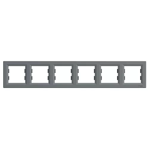 SCHNEIDER EPH5800662 - ASFORA Hatos keret, vízszintes, acél 