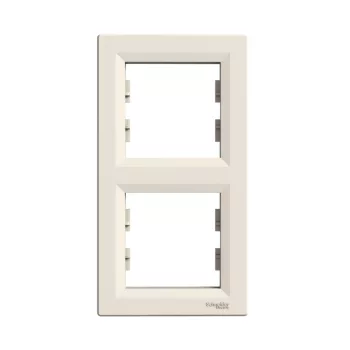   SCHNEIDER EPH5810223 - ASFORA Kettes keret, függőleges, bézs 