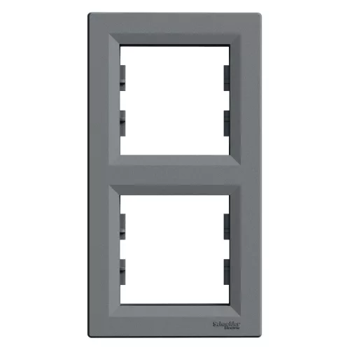 SCHNEIDER EPH5810262 - ASFORA Kettes keret, függőleges, acél 