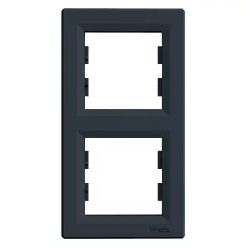   SCHNEIDER EPH5810271 - ASFORA Kettes keret, függőleges, antracit 