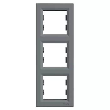   SCHNEIDER EPH5810362 - ASFORA Hármas keret, függőleges, acél 