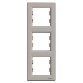   SCHNEIDER EPH5810369 - ASFORA Hármas keret, függőleges, bronz 