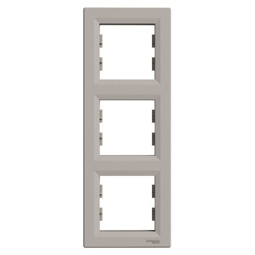 SCHNEIDER EPH5810369 - ASFORA Hármas keret, függőleges, bronz 
