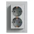 SCHNEIDER EPH9900161 - ASFORA 2x2P+F csatlakozóaljzat, csavaros, alumínium 