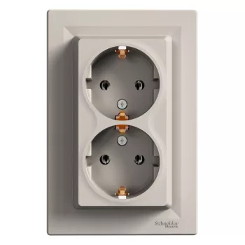   SCHNEIDER EPH9900169 - ASFORA 2x2P+F csatlakozóaljzat, csavaros, bronz 