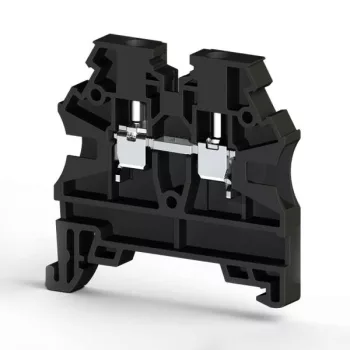   IMO - SK ER2.5BLACK - Sorkapocs, csavaros 2,5mm2, 600V, 20A, fekete, átvezető - HD Hungária - ER2.5BLACK