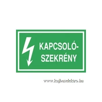 ÖNTAPADÓ - 100x60mm-es - KAPCSOLÓSZEKRÉNY
