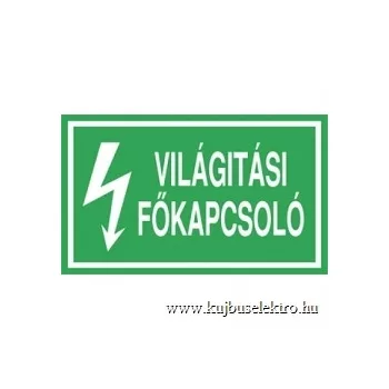 ÖNTAPADÓ - 100x60mm-es - VILÁGÍTÁSI FŐKAPCSOLÓ