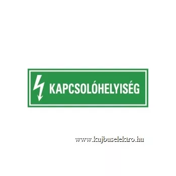 MŰANYAG TÁBLA - 250x80mm-es - KAPCSOLÓHELYISÉG