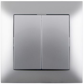   Entac 105 Arnold süllyeszthető fali kapcsoló csillárkapcsoló Ezüst