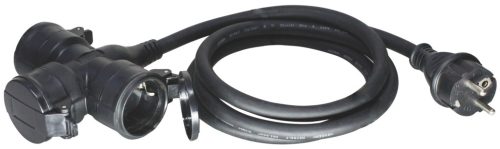 Entac S1 Elosztó 3 Foglalat 3m IP44