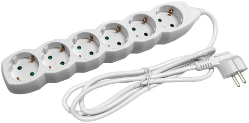 Entac S1 Elosztó 6 Foglalat 1.5m 3G1.5