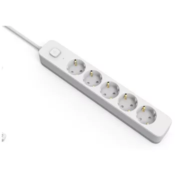 Entac D2 Elosztó 5 Foglalat Kapcsolóval 1.5m 3G1.5