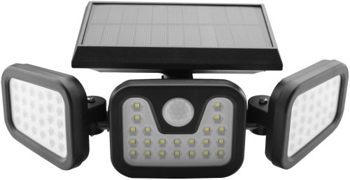 Entac Napelemes Műanyag Fali lámpa 15W SMD 3 fej mozgásérzékelővel