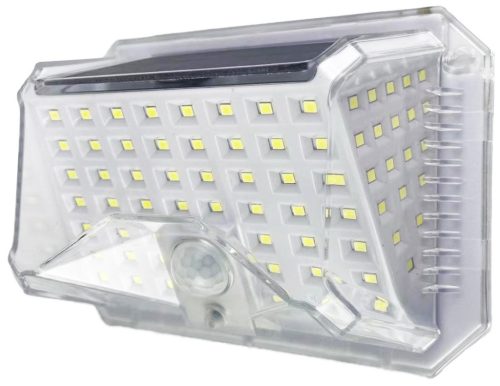 Entac Napelemes Műanyag Lámpa 1.5W SMD 3 mód PIR