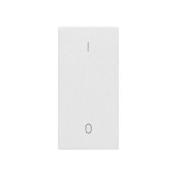   SCHRACK - Billentyű 0-1 szimbólummal, 1 modul, fehér - ET102004--