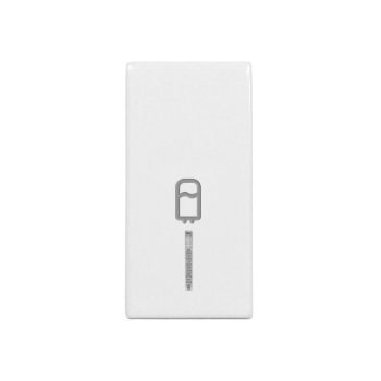   SCHRACK - Billentyű átlátszó lencsével és bojler szimbólummal 1M - ET102023--