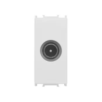   SCHRACK - Antenna csatlakozóaljzat, végponti, 1dB, 1 modul, fehér - ET104002--