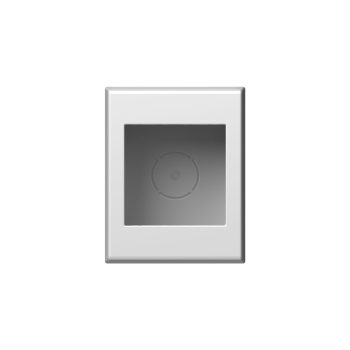   SCHRACK - Falon kívüli tokozat hátlappal, 2 modul, fehér - ET105036--