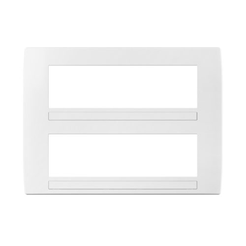 SCHRACK - ET105040 Keret, 2x7 modul, multimédiás, fehér