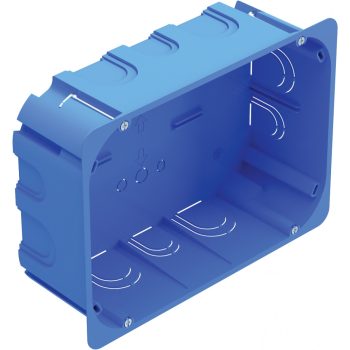   SCHRACK - Süllyesztett szerelő doboz gipszkarton falhoz, 2x7  modul - ET106018--