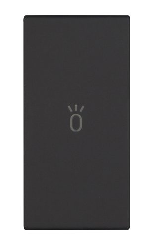 SCHRACK - ET112007 Billentyű lámpa szimbólummal, 1 modul, fekete