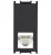 SCHRACK - Telefon csatlakozóaljzat, RJ11, 1 modul, fekete - ET114009--