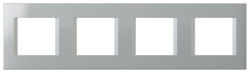 SCHRACK - ET135022 Keret, 4x2 modul, ezüst