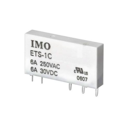 IMO - IMO relé ETS-1CN-SL-12VDC - Miniatűr ipari relé, 6A, 12VDC, 1C/O - HD Hungária - ETS-1CN-SL-12VDC