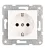 SCHRACK - Dugaszolóaljzat, rugós csatlakozás, fehér 10 db, használjon EV101201-1 ha 1 db szükséges. VISIO S 50 (50x50) - EV101201--