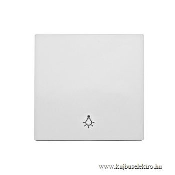   SCHRACK - Billentyű lámpa szimbólummal, fehér - EV102005--