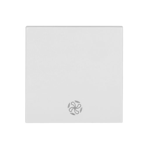 SCHRACK - EV102006 Billentyű ventilátor szimbólummal, fehér