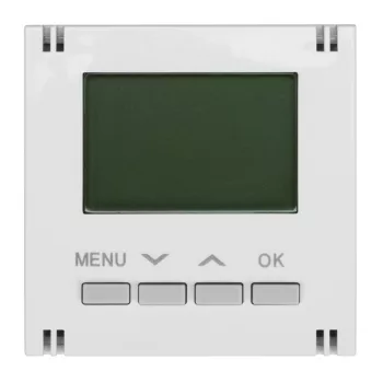   SCHRACK - Digitális fedlap elektronikus helyiség termosztáthoz, fehér - EV103010--