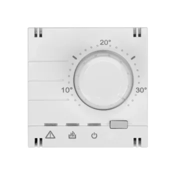   SCHRACK - Analóg fedlap elektronikus helyiség termosztáthoz, fehér - EV103011--