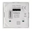 SCHRACK - Analóg fedlap elektronikus helyiség termosztáthoz, fehér - EV103011--