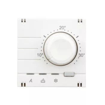   SCHRACK - Analóg termosztát fedlap, fűtés/hűtés, fehér - EV103019--
