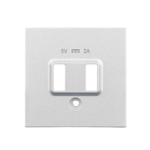 SCHRACK - EV103052 USB töltő fedlap, fehér