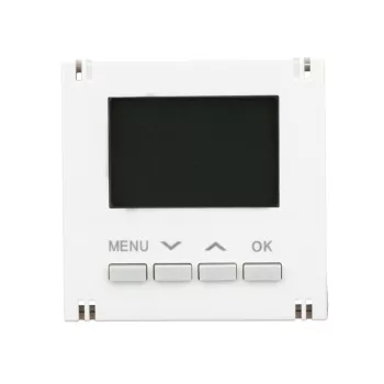   SCHRACK - Digitális termosztát fedlap, fűtés/hűtés, fehér - EV103062--