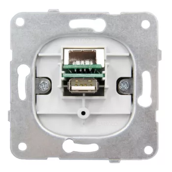 SCHRACK - USB csatlakozó betét - EV104055--