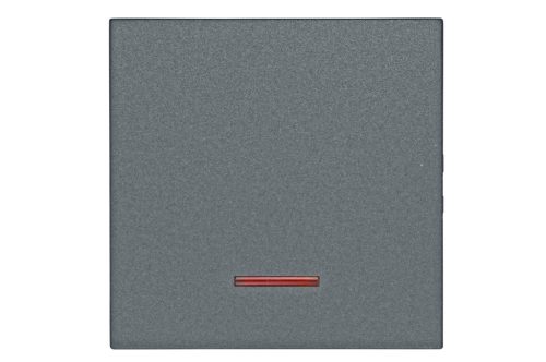 SCHRACK - EV112008 Billentyű piros lencsével, antracit