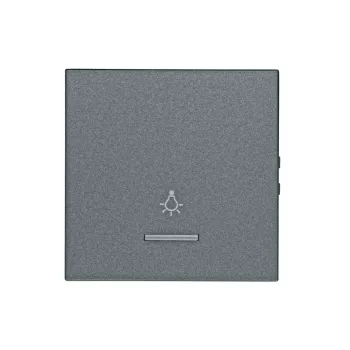   SCHRACK - Billentyű átlátszó lencsével,lámpa szimbólummal,antracit - EV112009--