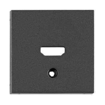 SCHRACK - HDMI csatlakozó fedlap, antracit - EV114051--