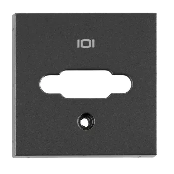 SCHRACK - VGA csatlakozó fedlap, antracit - EV114054--
