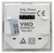 SCHRACK - Analóg fedlap elektronikus helyiség termosztáthoz, ezüst - EV123011--