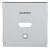 SCHRACK - HDMI csatlakozó fedlap, ezüst - EV124051--
