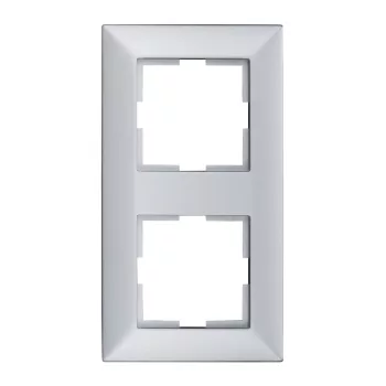 SCHRACK - Kettes keret Classic, ezüst - EV125002--