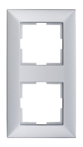 SCHRACK - EV125002 Kettes keret Classic, ezüst